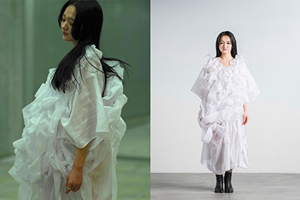 keep the shape ―シワの研究― ／ 佐藤 布結子（卒業制作 2024）