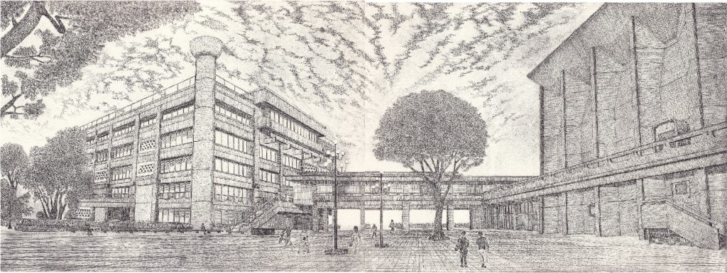 銅版画で綴る近代建築の魅力 その10｜トピックス - 昭和女子大学