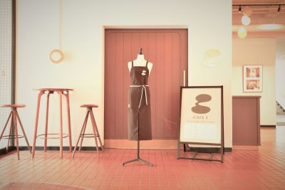【FASHION】CAFE3のエプロンをデザインしました。
